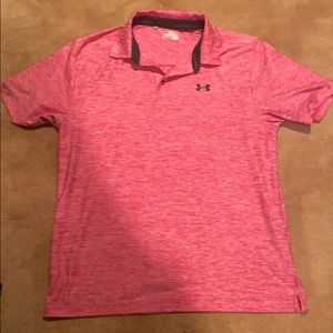 Under Armour polo Pink